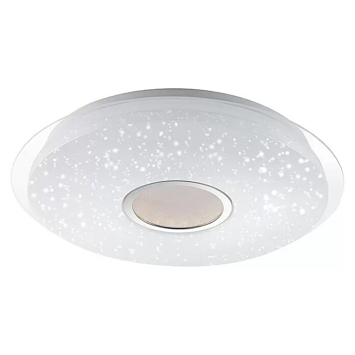 Just Light LED-Deckenleuchte Jonas - 40 W, Weiß, Tageslichtweiß