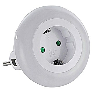 Just Light LED-Nachtlicht (0,6 W, Durchmesser: 8 cm, Warmweiß)