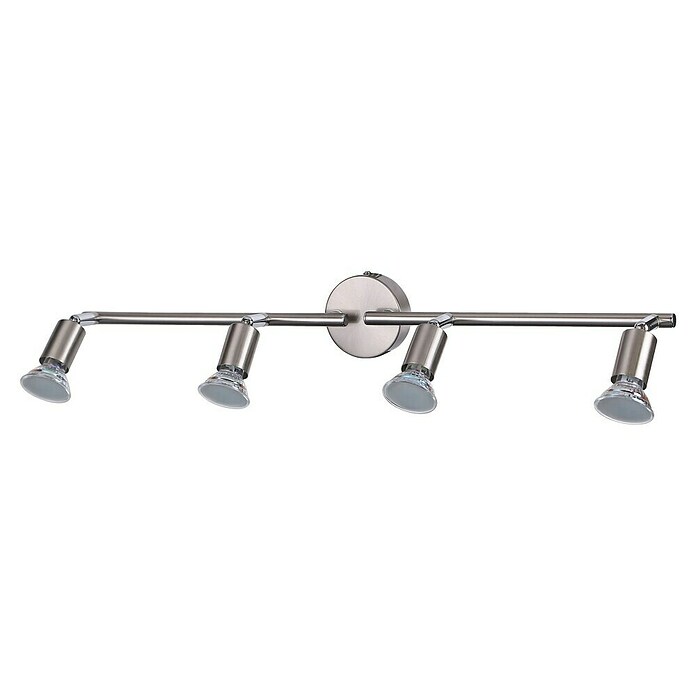 Tween Light Regleta LED (4 luces, 4 x 4 W, Níquel mate, Blanco cálido)