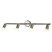 Tween Light Regleta LED (4 luces, 4 x 4 W, Níquel mate, Blanco cálido)