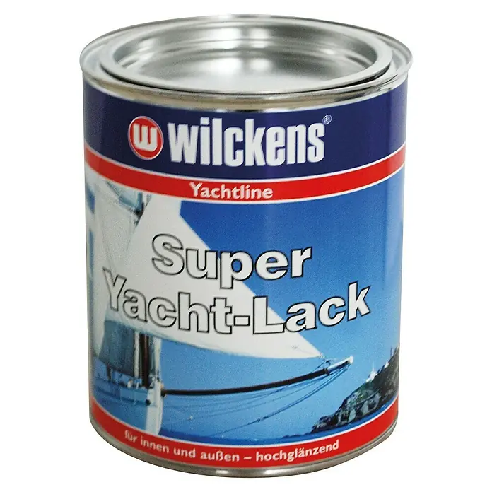 Wilckens Super Yachtlack - Braun, 750 ml - Dose Wilckens Super Yacht-Lack. Hochglänzender Lack für Innen- und Außenbereiche, ideal für Boote und andere maritime Anwendungen.
