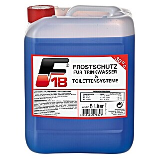 F18 Frostschutzmittel (Geeignet für: Trinkwasser & Toilettensysteme, 5 l)