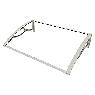 Licht gebogen deurluifel Cover Up Elite (b x d x h: 120 x 80 x 7 cm, Grijs)