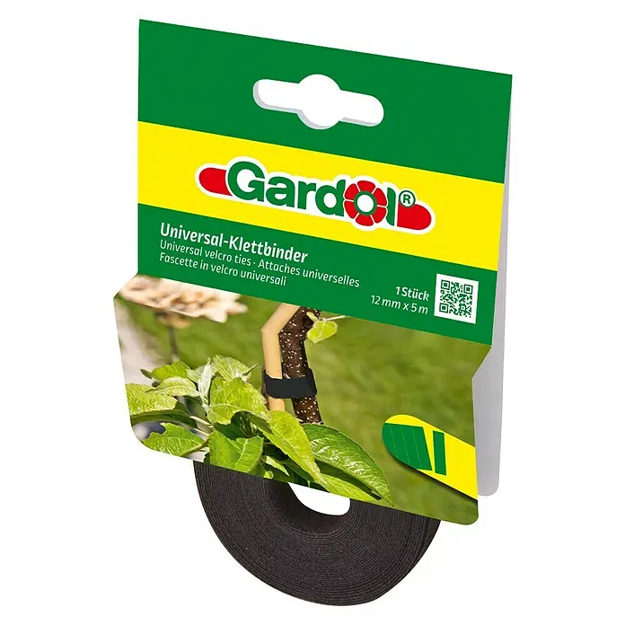 Gardol Klettbinder - 500 x 1,2 cm - Gardol Universal-Klettbinder: Praktische, wiederverwendbare Universal-Klettbinder für den Garten und mehr. Einfach, flexibel und vielseitig.