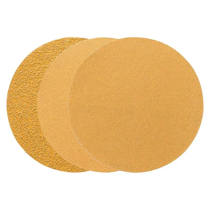 Craftomat Set de hojas de lija - Diámetro: 125 mm, 10 ud. - Tres discos de lija de diferentes granos, ideales para una variedad de aplicaciones de lijado y acabado.