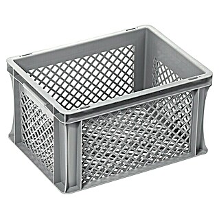 BAUHAUS Caja Euro (20 l, L x An x Al: 40 x 30 x 22 cm, Forma: Abierto, Apilable)