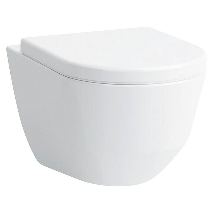 Laufen Zidna WC školjka  (Bez ruba, Oblik ispiranja: Duboko, WC odvod: Vodoravno) | BAUHAUS