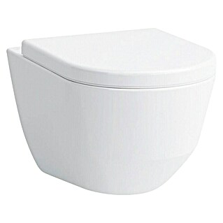 Laufen Stenski WC Pro (Izpiranje brez roba, Oblika splakovanja: Globok, WC odtok: Vodoravno, Bela)