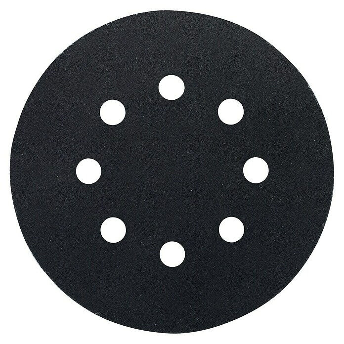 Craftomat Hoja de lija (Diámetro: 125 mm, Granulación: 600, Perforado)