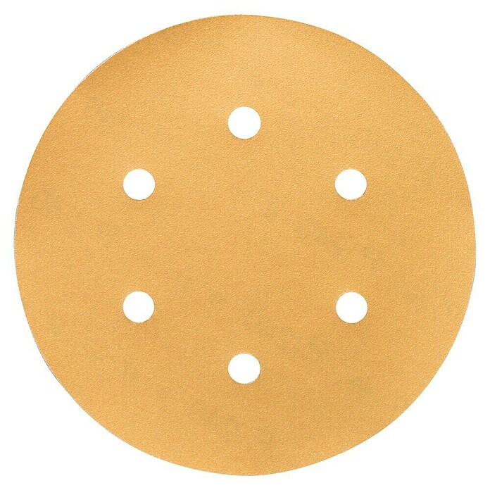 Craftomat Hoja de lija (Diámetro: 150 mm, Granulación: 240, Perforado)