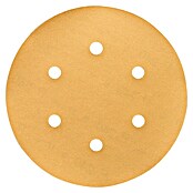 Craftomat Hoja de lija (Diámetro: 150 mm, Granulación: 240, Perforado)