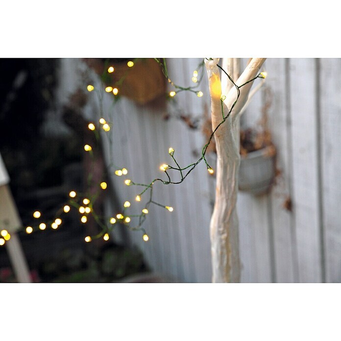 Tween Light Guirnalda luminosa LED (Para exterior, 200 luces, 8 m, Blanco cálido)
