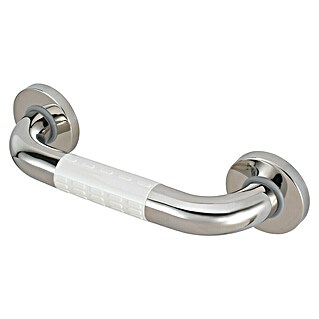 careosan Badgreep (Breedte: 25 cm, Met geribbeld nylon greepvlak, Roestvrij staal)