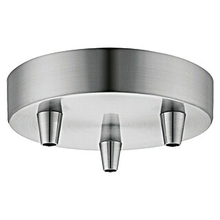 Home Sweet Home Plafondhouder voor lamp (3 voudig, Staal, Metaal, 12 cm)