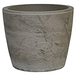 Pflanztopf Maestro (Außenmaß (Ø x H): 24 x 21,5 cm, Material: Naturmaterialien, Farbe: Grau)