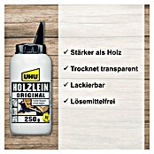 UHU Holzleim Original (250 g, Lösemittelfrei, Weißleim)