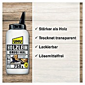 UHU Holzleim Original (750 g, Lösemittelfrei, Weißleim)