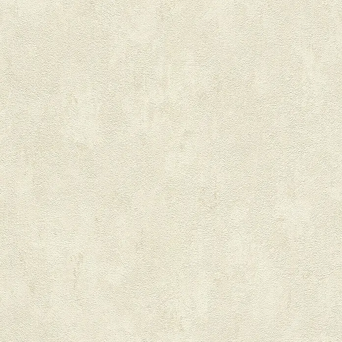 Rasch Vliestapete - Beige, Uni, 10,05 x 0,53 m, Spachtelstruktur - Texturierte Tapete in einem sanften Cremeton, ideal für eine warme und einladende Atmosphäre in jedem Raum.