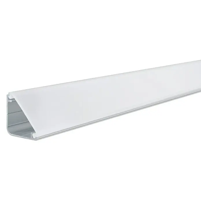 Paulmann Delta Profil - 2 m, Kunststoff - Aluminiumprofil mit diffuser Abdeckung für LED-Streifen, ideal für indirekte Beleuchtung und modernes Design.