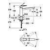 Grohe QuickFix Start Loop Spültischarmatur (Ausladung Armatur: 222 mm, Chrom, Hochglänzend) | BAUHAUS