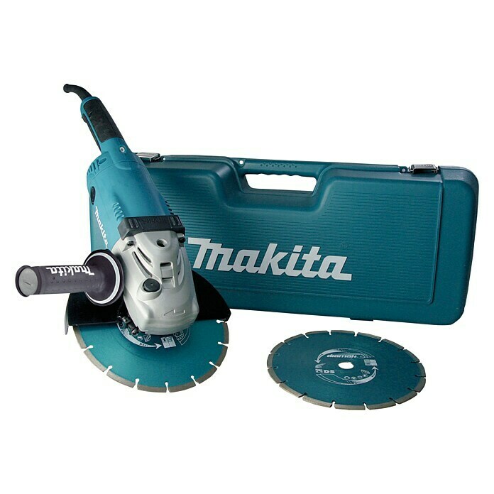 Makita Winkelschleifer GA9020RFK32.200 W, Durchmesser Scheibe: 230 mm, Leerlaufdrehzahl: 6.600 U/min Front View