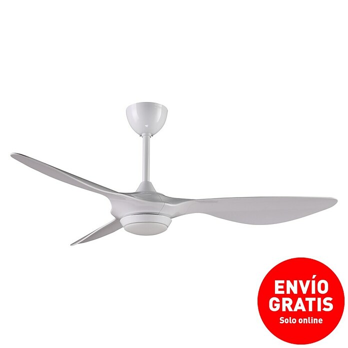 Purline Ventilador de techo Helix White (Blanco, 132 cm, 35 W, Blanco cálido) | BAUHAUS