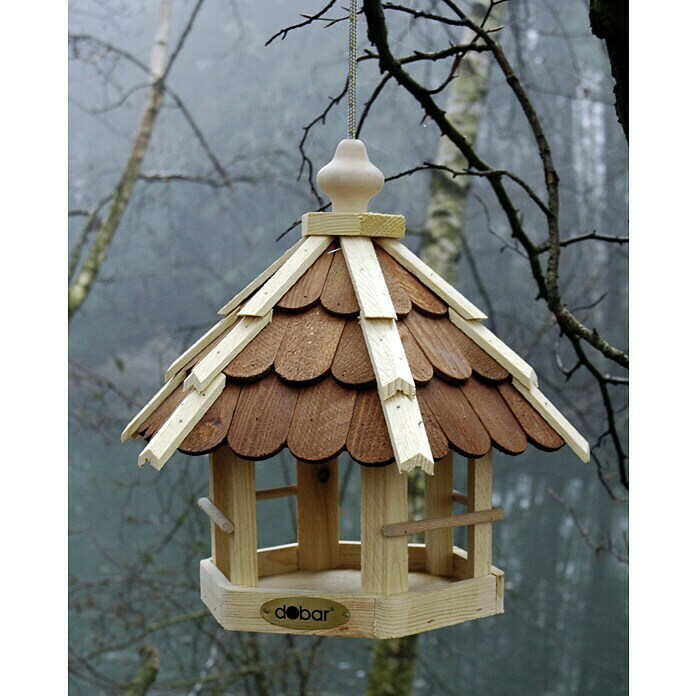 Dobar Vogelhaus33 x 29 x 36 cm, Natur/Braun Mood Shot