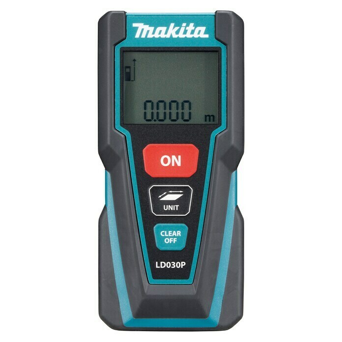 Makita Laserentfernungsmesser LD030PMessbereich: 0,15 - 30 m Front View