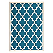 Kayoom Teppich Maroc 2087 (Türkis, L x B: 170 x 120 cm)