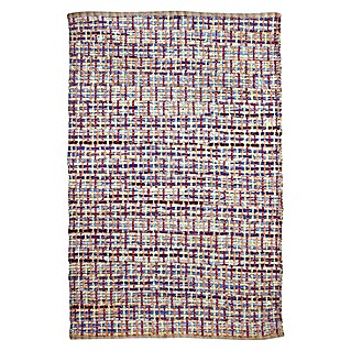 Kayoom Flachgewebeteppich Sienna 400 (Bunt, 230 x 160 cm, 100% Jute / Baumwolle)