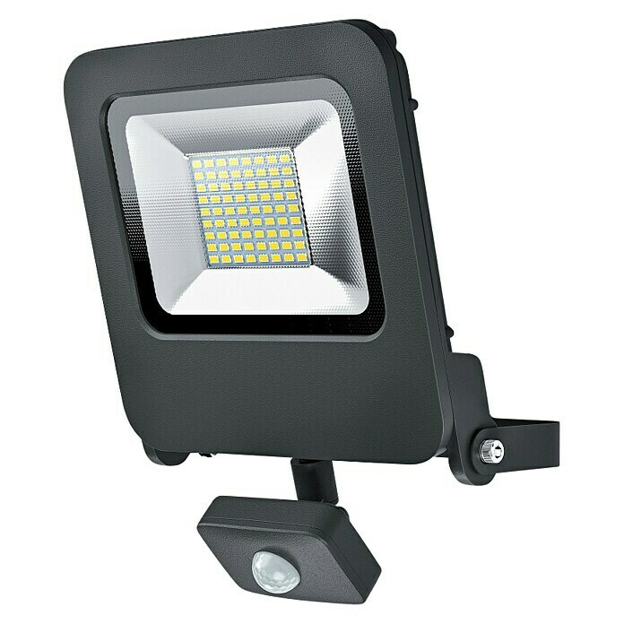 Ledvance LED-Strahler Endura FloodAnthrazit, Sensor, 50 W, IP44 Front View