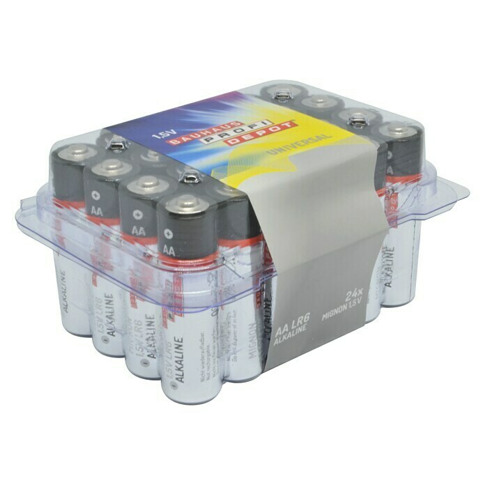 Profi Depot Batterie AA (Mignon AA, Alkali-Mangan, 1,5 V)