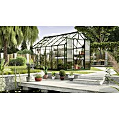 Vitavia Gewächshaus (3,83 x 2,57 x 2,46 m, Farbe: Smaragd, Einscheibensicherheitsglas (ESG), 3 mm)