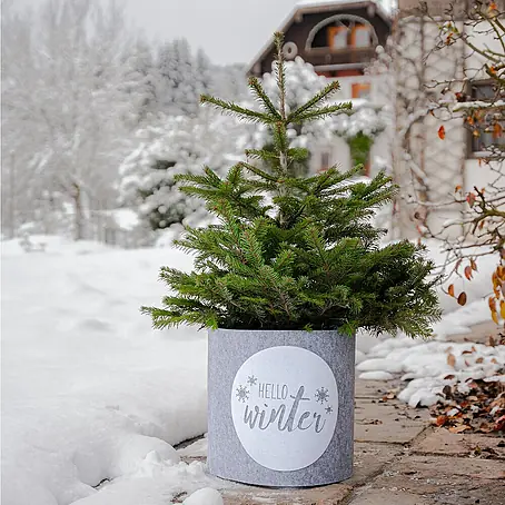 Windhager  Dekoartikel Topfschutz Hello Winter