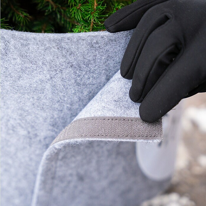 Windhager Dekoartikel Schneeflocke (Grau, Frostschutz, Länge: 25 cm, Rund) | BAUHAUS