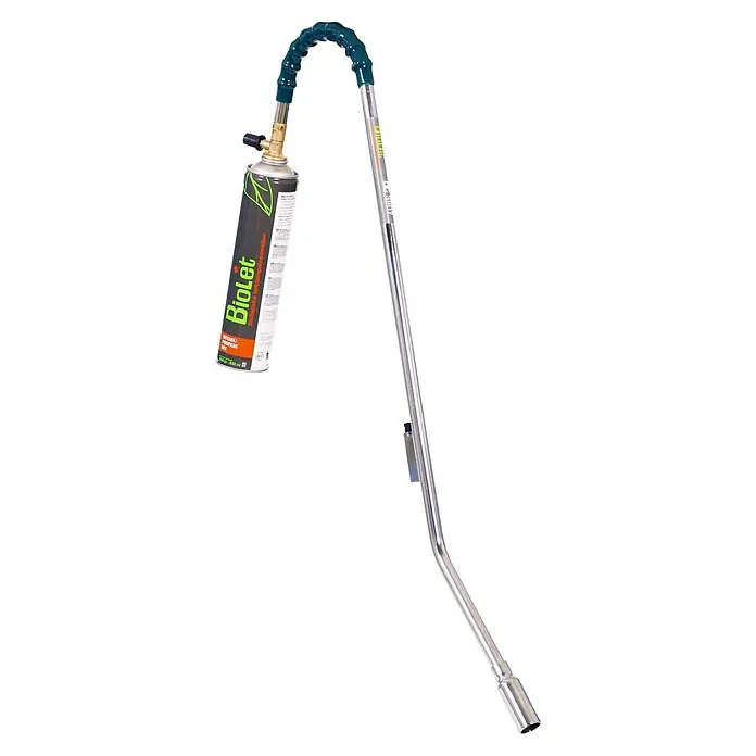Vitavia Unkrautvernichter Biolet Universal - Durchmesser Brenner: 26 mm, Flammtemperatur: 1.000 °C - BioLet Unkrautbrenner mit flexibler Düse und Gaskartusche, ideal für die biologische Unkrautbekämpfung im Garten.