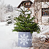 Windhager Dekoartikel Tropfschutz Schneeflocke (Grau, Frostschutz, Länge: 40 cm, Rund) | BAUHAUS