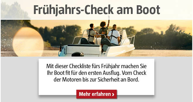 Frühjahrs-Check am Boot