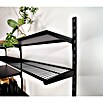 Element System Twin Drahtbodenträger (Länge: 32 cm, Belastbarkeit: 30 kg, Schwarz) | BAUHAUS