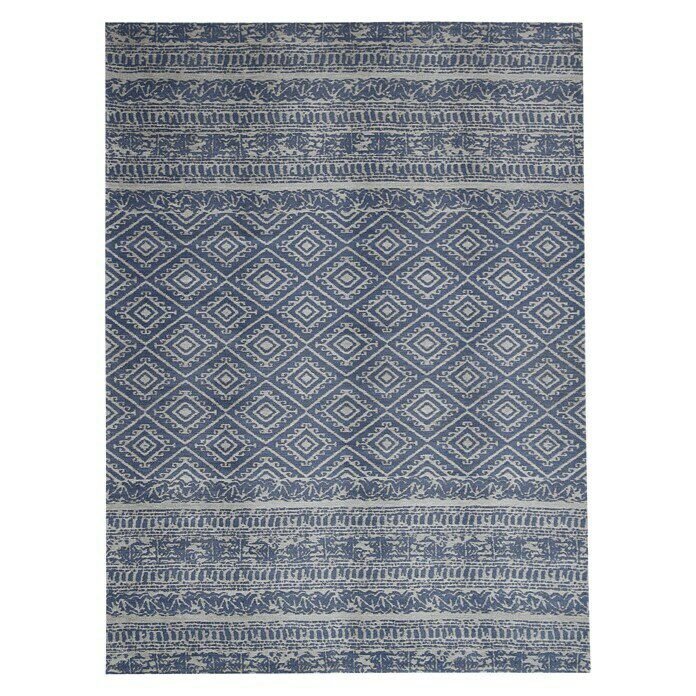 Kayoom Teppich Sunny 100 (Blau, L x B: 230 x 160 cm)