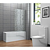 Corniche Badewannenaufsatz Pikto II (1-tlg., 80 x 140 cm, Weiß)