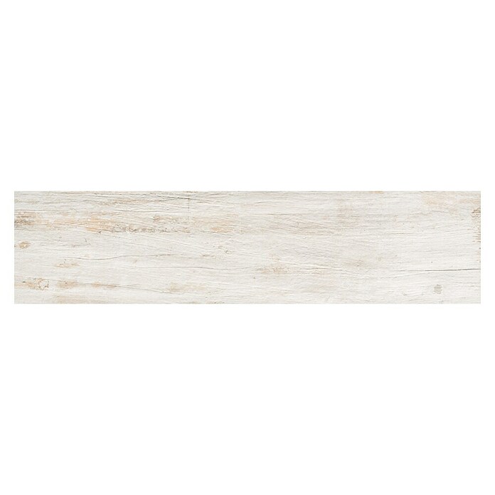 Feinsteinzeugfliese Natura (22,5 x 90,2 cm, Shabby White, Matt) | BAUHAUS