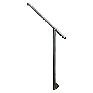 Treba Frewa Juego de barandilla lateral GE3 (Montaje lateral, Acero inoxidable V2A, Gris metálico, Largo: 150 cm)