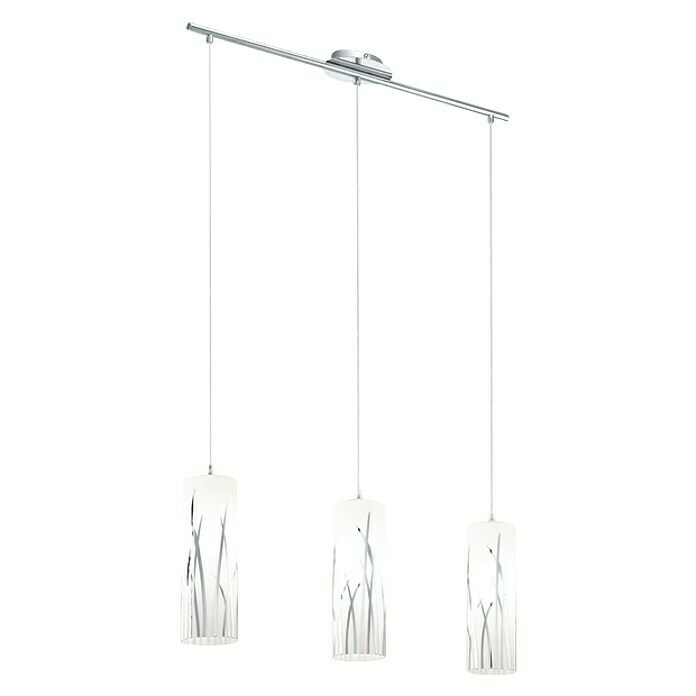 Eglo Lámpara colgante Rivato (180 W, L x An x Al: 70,5 x 9 x 110 cm, Cromo, E27) | BAUHAUS