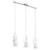 Eglo Lámpara colgante Rivato (180 W, L x An x Al: 70,5 x 9 x 110 cm, Cromo, E27) | BAUHAUS