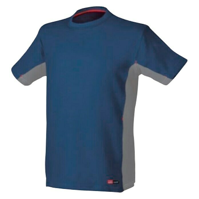 Industrial Starter Stretch Camiseta (M, Azul/Gris)