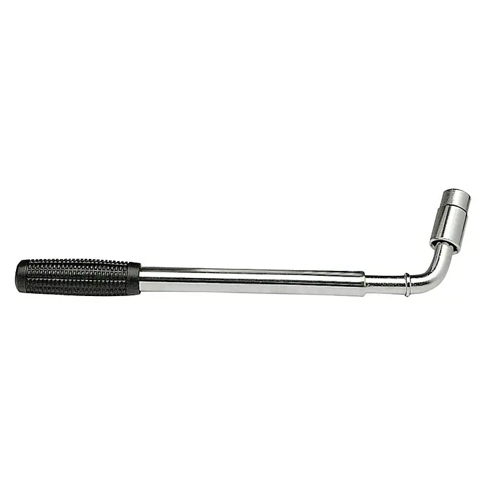 Llave de tubo - Ancho de llave: 17 mm - 19 mm, Largo: 30 cm, Cromo-vanadio - La llave de tuercas es una herramienta útil para aflojar y apretar las tuercas de las ruedas de un vehículo. Es robusta y fiable.