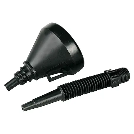 Embudo para combustible con tubo