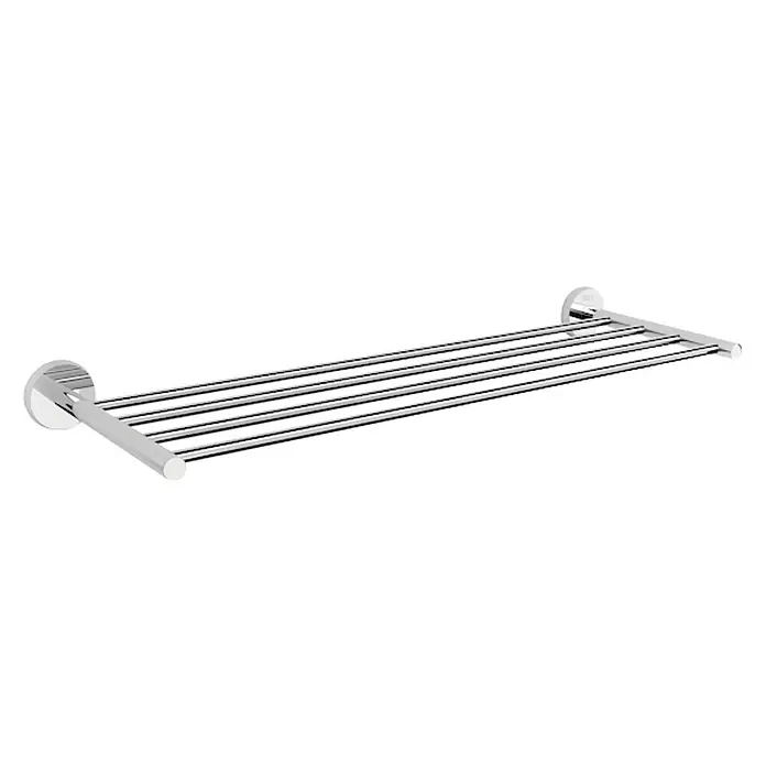 Roca Twin Portatoallas - Cuadrado - Un elegante toallero con múltiples barras. Ideal para cualquier baño y proporciona mucho espacio para las toallas. Acabado de alta calidad.