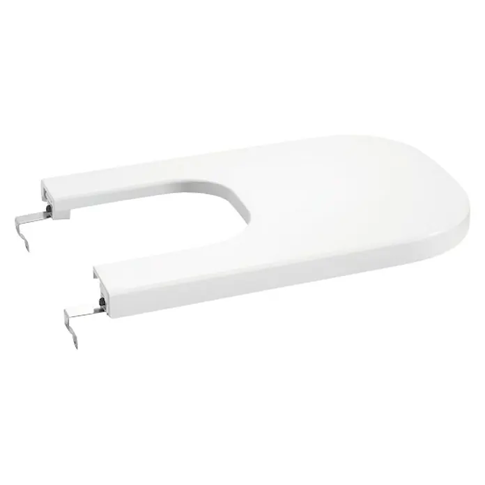 Roca The Gap Tapa de bidé - Blanco, Plástico termoendurecido - Asiento de ducha blanco con corte en forma de U y soportes de montaje para mayor comodidad y seguridad en el baño.